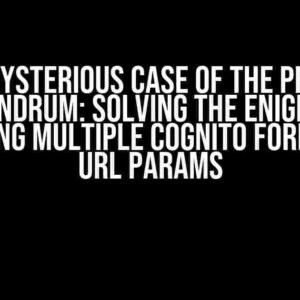 The Mysterious Case of the Prefill Conundrum: Solving the Enigma of Prefilling Multiple Cognito Forms Using URL Params