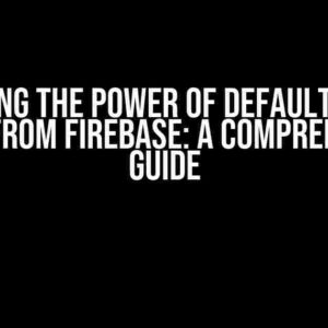 Unlocking the Power of Default GCP IAM Roles from Firebase: A Comprehensive Guide